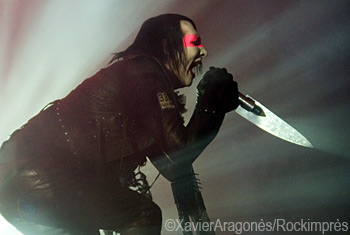 Marilyn Manson y Turbonegro el 22/11/07 en Pavell Olmpic de Badalona